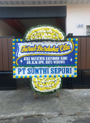 Papan Bunga Duka di Alung Banua